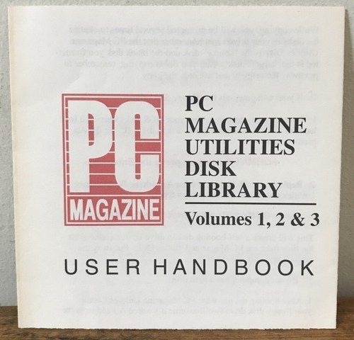 Vintage 1990 PC Magazine Utilities Disk Library Vol 1 2 3 User Handbook ... - $19.79