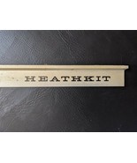Placa De Nombre De Altavoz Heathkit Plateada 22&quot; X 2&quot; - €36,58 EUR