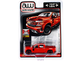 2019 Chevrolet Silverado LTZ Z71 Pickup Truck Red with Black Stripes Limited Edi - £22.19 GBP