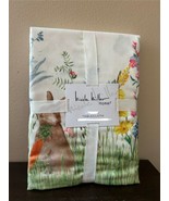 Nicole Miller Easter Tablecloth Bunny Floral Spring New 60”x120” Garden - £35.37 GBP
