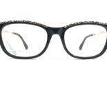 Jimmy Choo Eyeglasses Frames JC248 FP3 Black Rose Gold Cheetah Print 53-... - $65.29