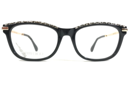 Jimmy Choo Eyeglasses Frames JC248 FP3 Black Rose Gold Cheetah Print 53-18-145 - £51.22 GBP