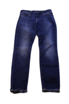 Lucky Brand Jeans Womens Size 6/28 Stretch Dark blue Denim Fray Cuff - £13.07 GBP