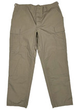 Propper Men Size L (Measure 37x32) Beige Button Fly Cargo Combat Trousers - £7.59 GBP