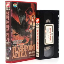 Flashpoint Africa (1980) Korean VHS Rental [NTSC] Korea South Africa - £35.60 GBP