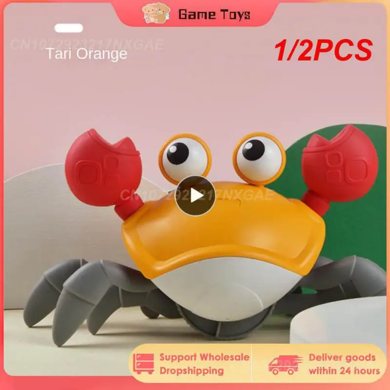1/2PCS Baby Toy Walking Crab Toy Induction Escape Crab Octopus Crawling Fujão - £12.16 GBP+