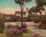 N. Building Mission School &amp; Patio Fountain San Juan Capistrano Postcard... - £3.99 GBP
