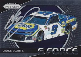 Autographed Chase Elliott 2018 Panini Prizm Racing G-FORCE (#9 Napa Team) Hendri - £47.08 GBP