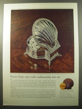 1960 Shell Oil Ad - Nature helps man exalt craftsmanship into art - £11.47 GBP