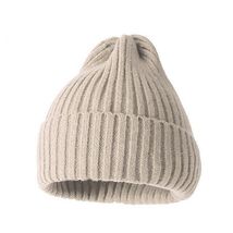 Thick Beanie warm Wool Knit Hat Baggy Cap Cuff Slouchy Skull Hats Ski Khaki - £12.50 GBP