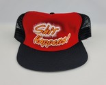 Vintage Sh*t Happens Puffy logo trucker hat USA made New old stock funny... - $32.66