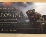 The Elder Scrolls Online: Morrowind - Rare 2017 Promo Poster - 52.5&quot;x21.5&quot; - £22.82 GBP