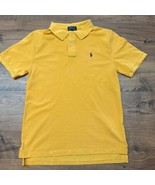 Polo Ralph Lauren Boys XL (18-20) Yellow Pique Cotton Polo Preppy Uniform - $21.19 CAD