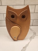 Vintage Handmade Wood Coin Bank Piggy Bank With Moveable Wing To Remove Money - $25.00