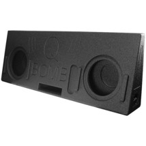 QPower &quot;QBOMB&quot; Toyota Tundra Crew Max Cab &#39;14 -&#39;21 Dual 10&quot; Vented Woofe... - $244.76