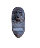 Dachshund with Tag Wall Hanger Handmade John D Richards 6″x 3″ x 2.25″ Gray - $284.92 MXN
