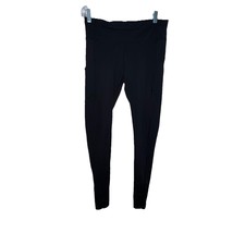 Lululemon Leggings Side Pockets Back Pocket Size 8 Women’s Black Mid Ris... - $28.00