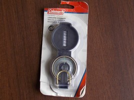Coleman Lensatic Compass w/Case Liquid Filled hiking fishing survival ca... - $21.89 CAD