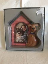 Sheffield Home Easel Back Photo Frame Dog Wobble Head Doghouse 4&quot;x6&quot; Pho... - $16.99