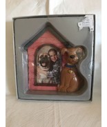 Sheffield Home Easel Back Photo Frame Dog Wobble Head Doghouse 4&quot;x6&quot; Pho... - £13.34 GBP
