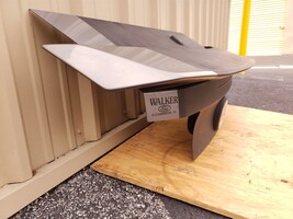 10-12 Ford Mustang GT Trunk lid with Pedestal Spoiler and finish trim image 7