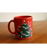 Vintage Waechtersbach Christmas Tree Coffee Tea Mug Germany Made Red - $11.40
