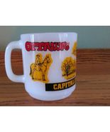 Vtg Ottawa Capital City Canada Glasbake Milk Glass Coffee Mug Cup Mounti... - $12.99