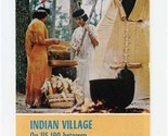 Alabama Coushatta Indian Reservation Brochure Livingston &amp; Woodville Texas  - £14.31 GBP