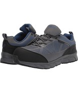 Propet Mens Seeley II Industrial Shoe-Grey/Blue-Wide- Size 8 - $164.05 CAD