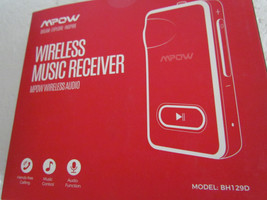 Mpow - Wireless Bluetooth Music Receiver Hands Free Calling - BH129D - £12.76 GBP