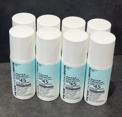 8 Peter Thomas Roth Water Drench SPF 45 Hyaluronic Cloud Moisturizer 0.17 oz