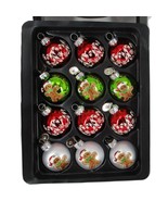 Christopher Radko Set Of 12 Small Gingerbread Candy Cane Glass Ball Orna... - $470.03 MXN