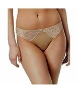 INC International Concepts Women&#39;s Lace-Trim Thong(Small, Taupe Dream) - $3.16