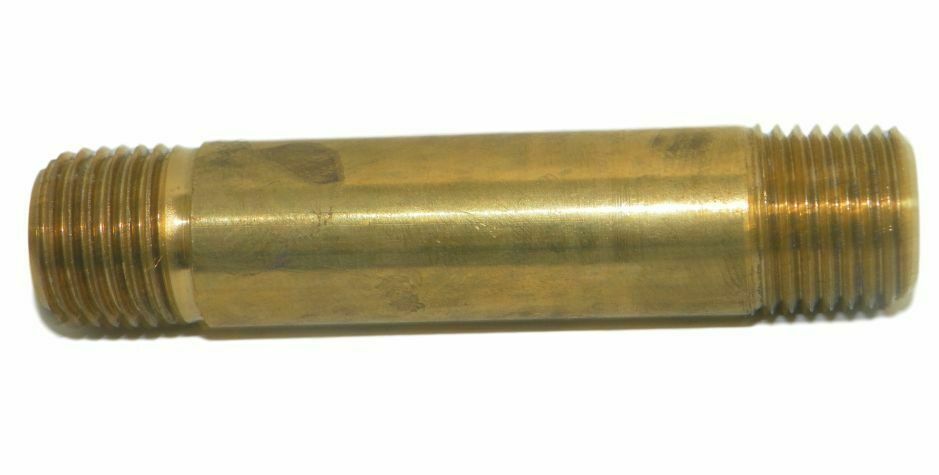 Big A Service Line 3-21343 Brass Long Nipple Male Thread Size: 1/4&quot; x 2-... - $12.75