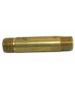 Big A Service Line 3-21343 Brass Long Nipple Male Thread Size: 1/4&quot; x 2-... - $17.49 CAD