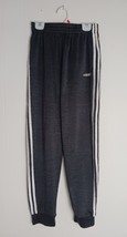 ADIDAS Boys&#39; Iconic Tricot Jogger Pants size Large 14/16 Gray 3 White St... - $15.10
