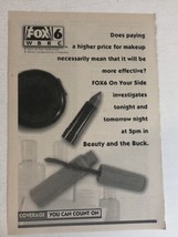 Fox 6 WBRC News Print Ad Tv Guide Birmingham Alabama Coverage You Can TPA21 - £4.45 GBP