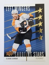 2019 - 2020 Claude Giroux Upper Deck Shooting Stars Insert Hockey Card SSL-6 - £3.98 GBP