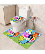 3Pcs/set Adventure Time 1 Bathroom Toilet Mat Set Anti Slip Bath Mat Dec... - $45.68 CAD+