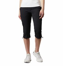 Columbia Women&#39;s Saturday Trail II Knee Pant Water Stain Resistant Black... - $29.70