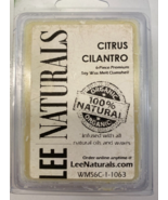 Lee Naturals 6 Piece Premium Soy Wax Melt CITRUS CILANTRO - $12.86