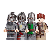 4pcs Medieval Europe Knights The Vitezovi Warriors Minifigures Accessories - £10.38 GBP