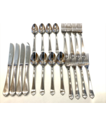 Wallace Lotus 18/8 Stainless Steel SERVICE FOR 4 (20 Pieces) GREAT - $276.21