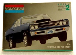 1969 Dodge 440 &quot;Six-Pack&quot;, 1:24 Plastic Model, *PARTS ONLY* Monogram 2215, M-15 - £11.71 GBP