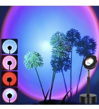 Rainbow Sunset Lamp Projector Multicolor Night Light Photo Background Lighting - £13.36 GBP