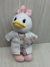 Disney Plush NuiMOs Daisy Duck W/ pink Gray Dress White Coat bow - £12.32 GBP