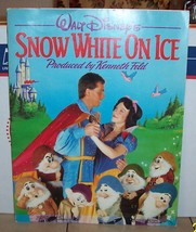 1986 Walt Disney&#39;s Snow White On Ice Program vintage Rare OOP - $43.24