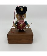 VTG Steinbach Germany Wooden Cowboy Christmas Hand Painted Ornament - $375.15 MXN