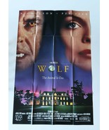 Wolf 1994 40&quot; by 26&quot; Movie Poster Horror Jack Nicholson Michelle Pfeiffer - $27.22 CAD