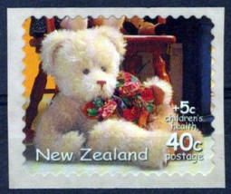 New Zealand 1687 MNH Self-Adhesive Toys Bears ZAYIX 1024S0519M - £1.04 GBP